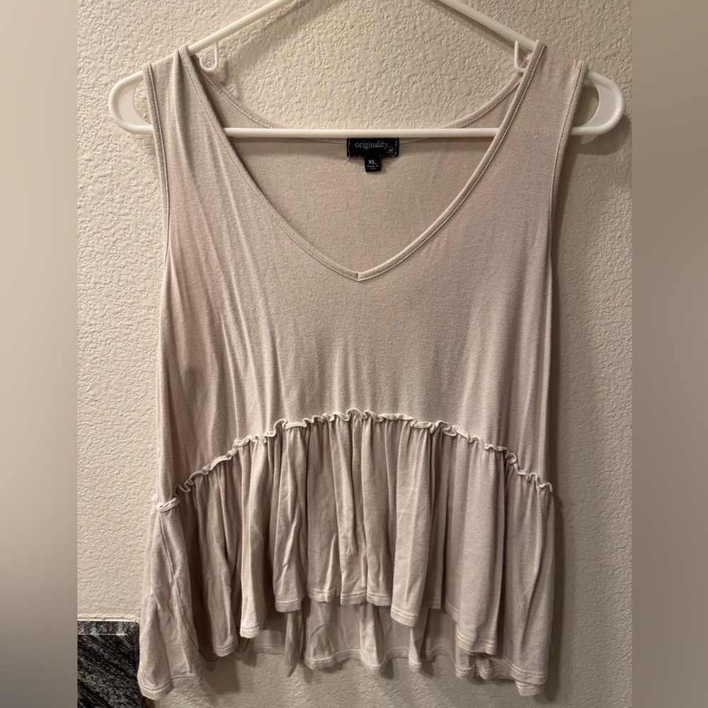 Originals Women's Cream Sleeveless Top